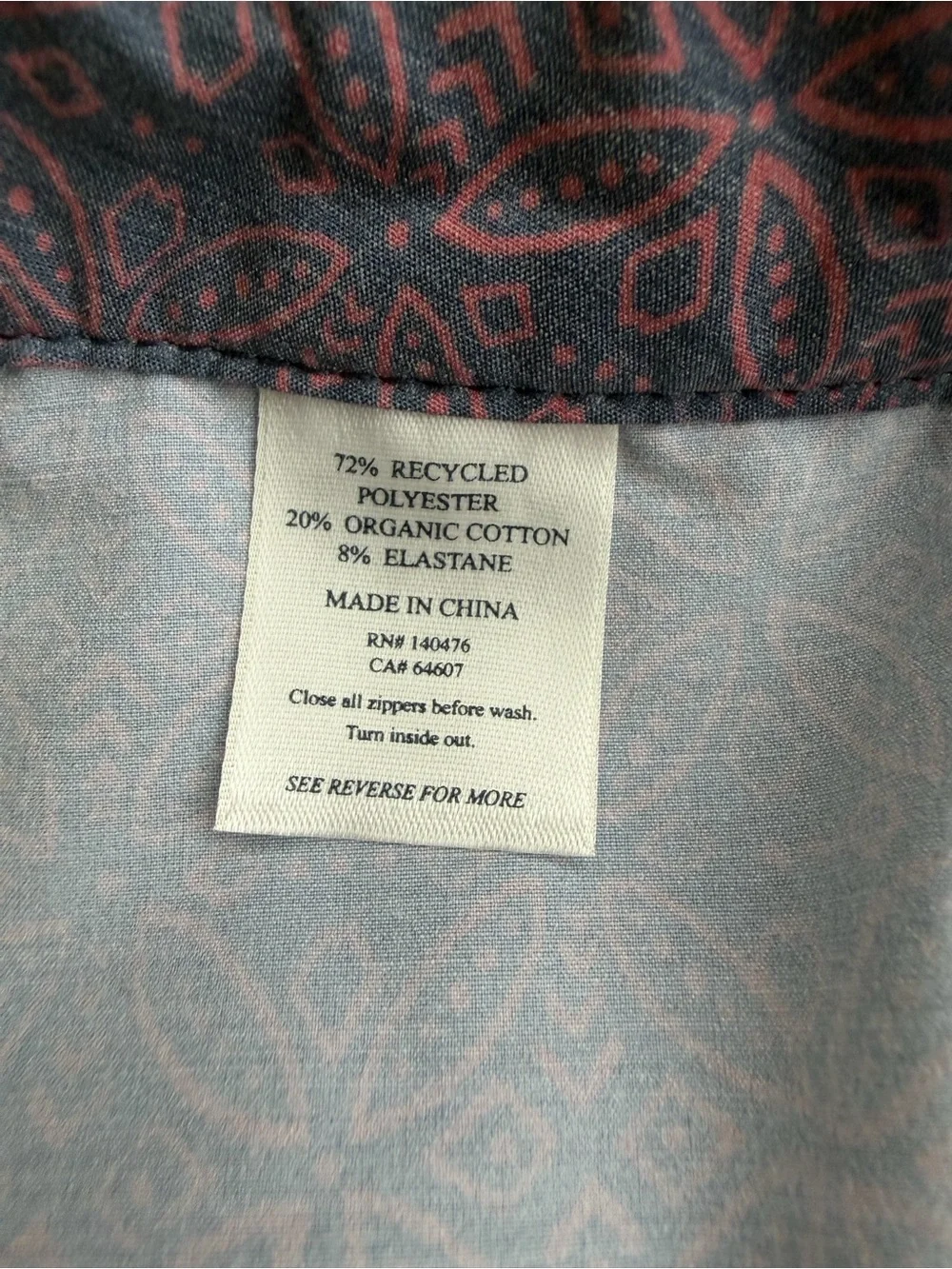 NWT Faherty Biarritz Boardshorts 38 in Dusk Rose Medallion